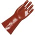 PVC-Handschuh rot, 36 cm Lang