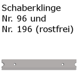 martor Schaberklinge, Nr. 96 - und Nr. 196